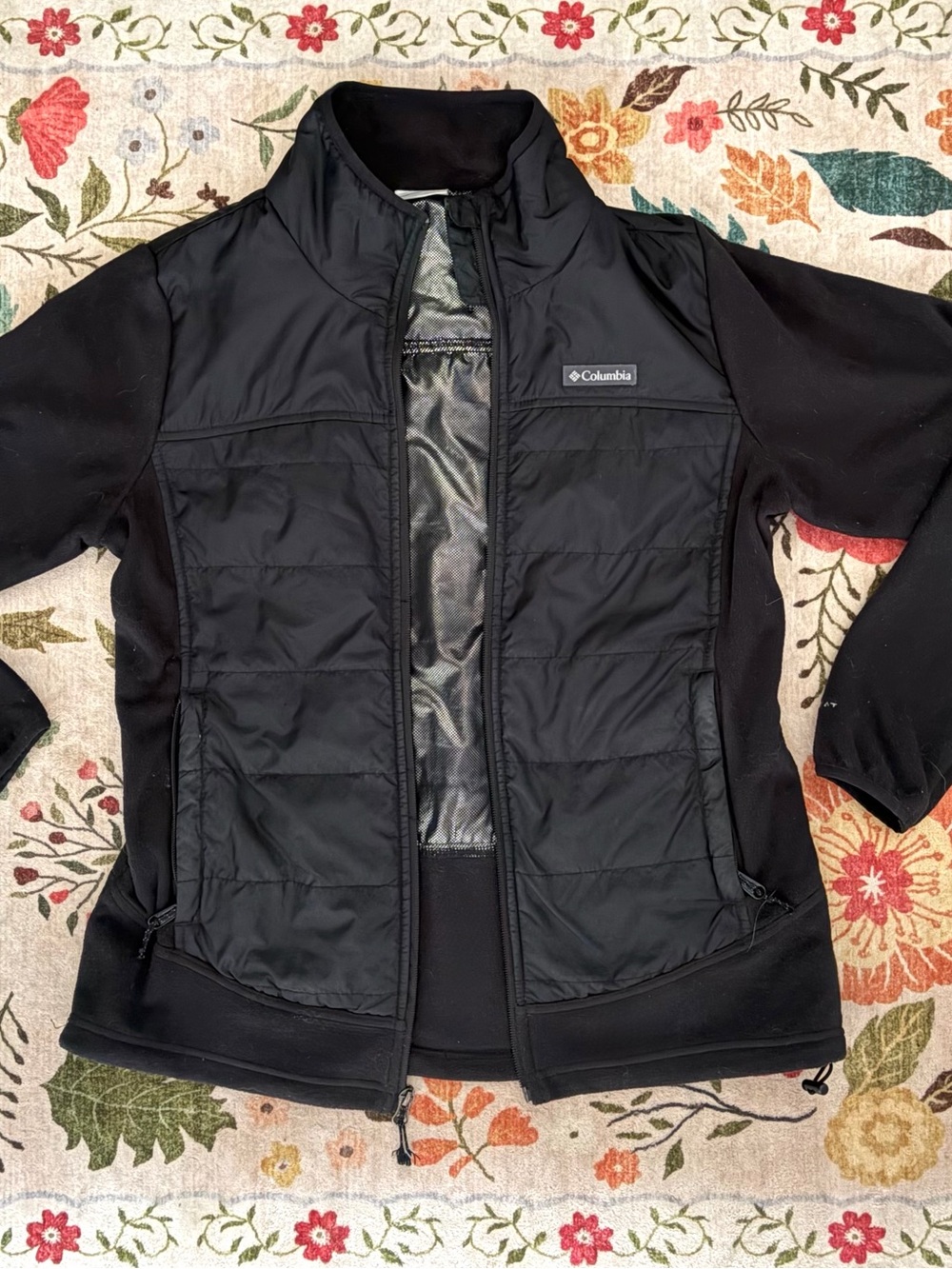 Columbia Black Women's Hybrid Puffer Jacket